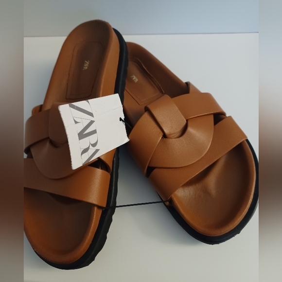 Zara Shoes - - Zara leather fashion footwear